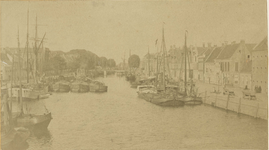 18079 Groningen : Noorderhaven : gezien naar het oosten, 1890-1900