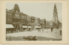 127 Grote Markt noordzijde : gezien naar het oosten, 1890-1900