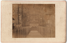 266 Interieur van een R.K. kerk, 1880-1900