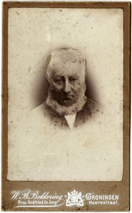 408 Portret van een man / Bekkering, W.B., 1891-1896