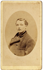 467 Portret van een jonge man / Karsses, J.W., ca 1870