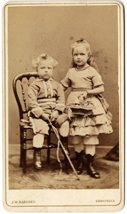 476 Twee kinderen / Karsses, J.W., 1869-1875